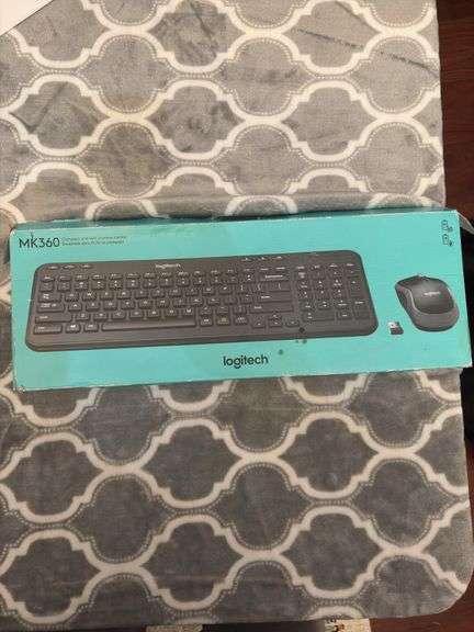 LOGITECH IN BOX WIRELESS KEYBOARD AND MOUSE image