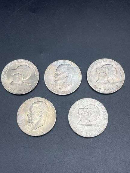 EISENHOWER LIBERTY BELL MOON DOLLAR COINS