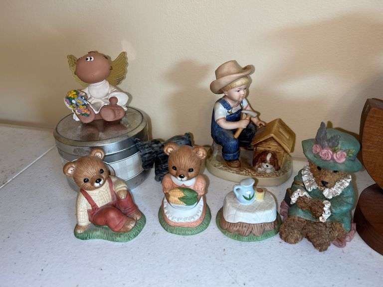 Assorted Collectible Figurines and Decorative Items