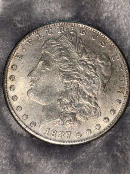 MORGAN SILVER DOLLAR REPLICA 1887 image