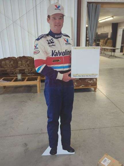 Valvoline Racing Driver Cardboard Standee image