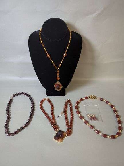 Group of Necklaces and Earrings image