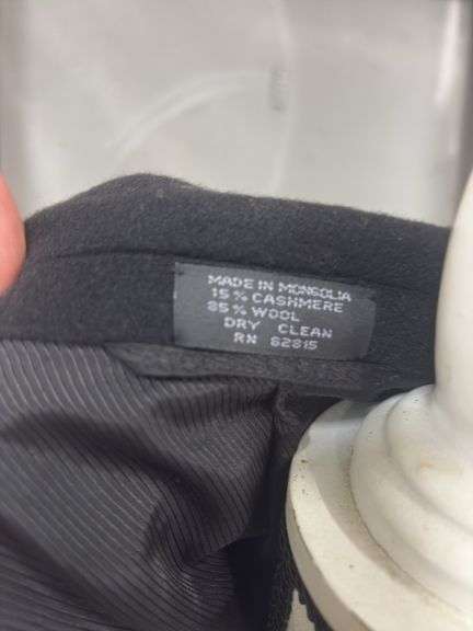 RASPINNI- MENS CASHMERE BLEND- OVERCOAT- SIZE 44R-