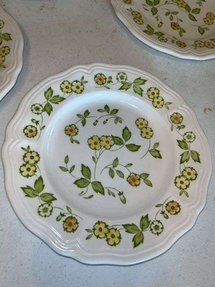 Petite Flora Ironstone Plate Collection - Made in Japan