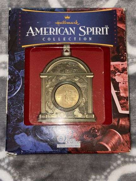 HALLMARK AMERICAN SPIRIT COLLECTION NEW HAMPSHIRE QUARTER NEVER DISPLAYED  STILL IN PACKAGE image