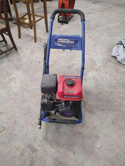 MITSUBISHI GT600 6 HP 2800 PSI GAS POWERED PRESSURE WASHER - HAS SPRAY GUN BUT NO HOSE