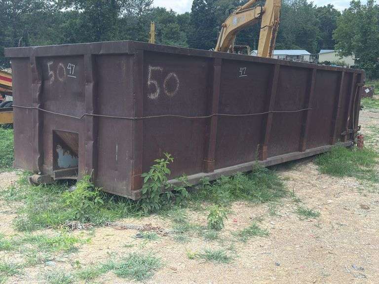 Large Roll-Off Dumpster - Approximately 20 Foot Long