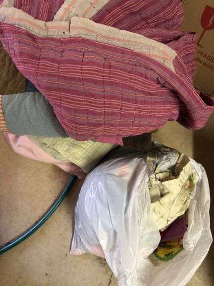 Large Lot of Assorted Quilts and Textiles image