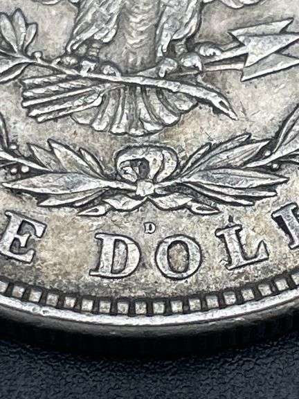 FIVE MORGAN SILVER DOLLARS