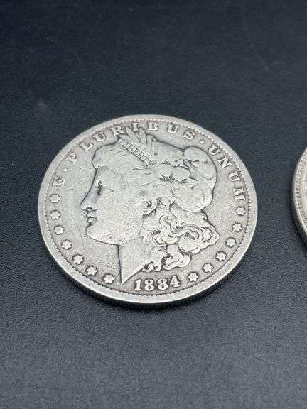 THREE MORGAN SILVER DOLLARS