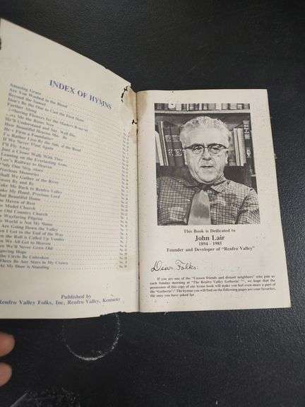 VINTAGE RENFRO VALLEY HYMN BOOK