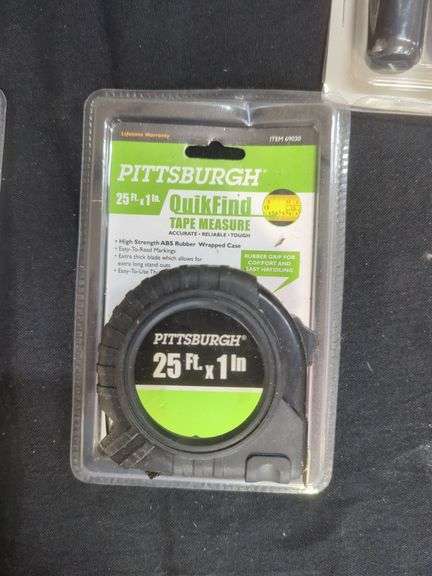 Pittsburgh Screwdrivers, Tape Measures, Popular Mechanics Screwdriver, and Vigor Super Glue