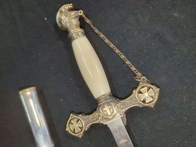 Decorative Masonic Sword with Scabbard