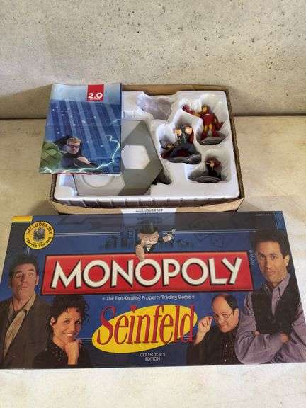 Disney Infinity 2.0 Avengers Starter Pack and Seinfeld Monopoly Collector's Edition Board Game image