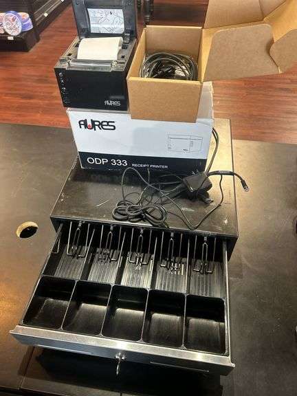AURES Point of Sale System - ODP 333 Receipt Printer and Cash Drawer