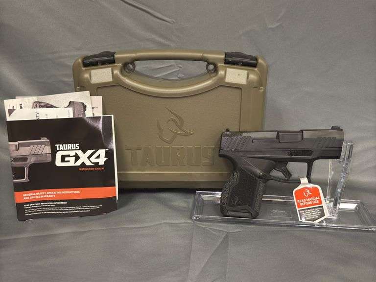 Taurus GX4 9mm Semi-Automatic Pistol with Case and Accessories