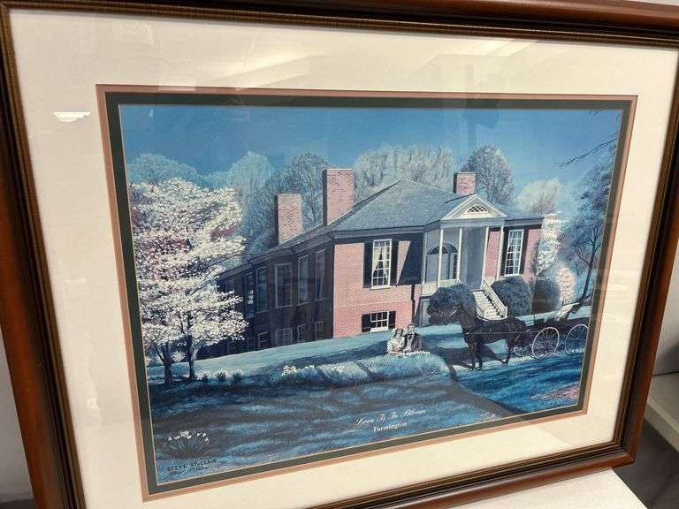 Framed Print by Steve St.Clair - "Love is in Bloom, Farmington"