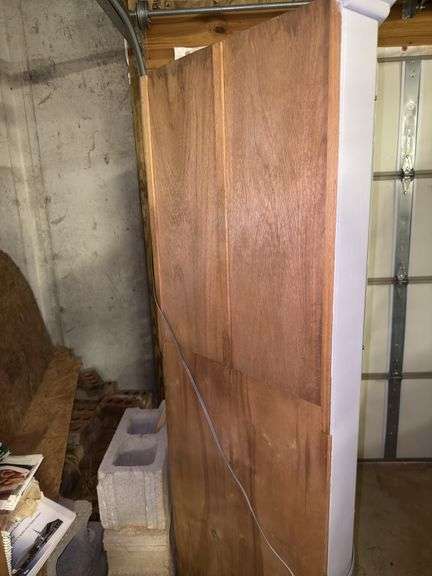 White Painted Corner Display Cabinet