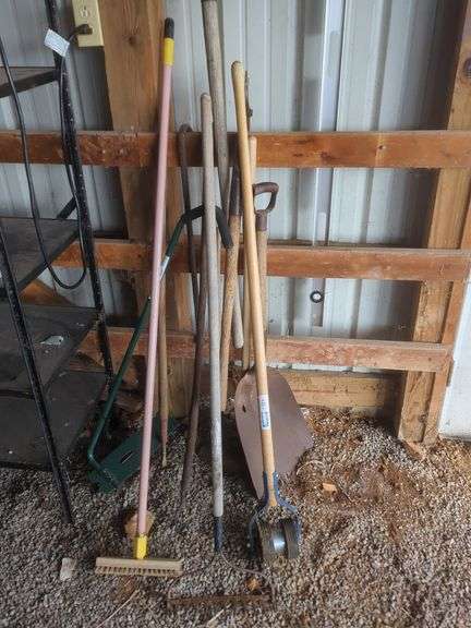 Assorted Lot of Used Garden & Landscaping Tools image