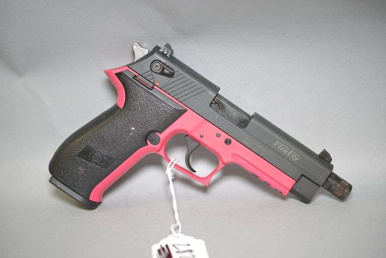 GSG Firefly Pink/Black Pistol In .22 LR Caliber,