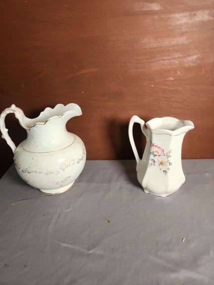 Two Decorative Creamers - Vitreous China and House of Webster image