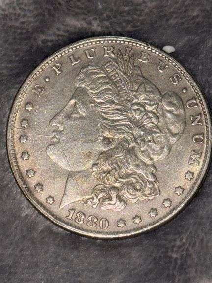 MORGAN SILVER DOLLAR REPLICA 1880 image