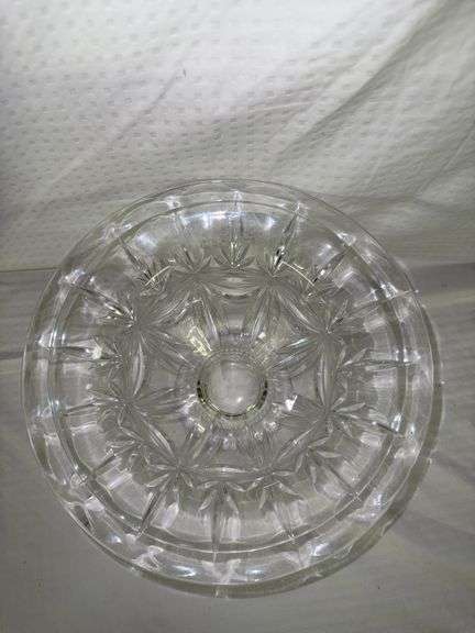 Crystal Centerpiece Bowl with Pedestal Base