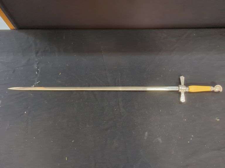 Decorative Sword with Spartan Helmet Pommel