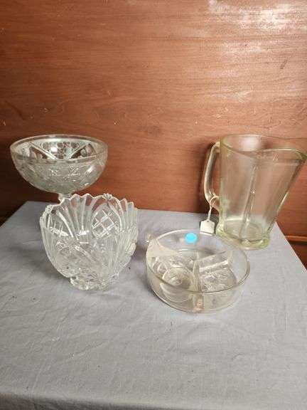 Assorted Glass Serving Pieces image