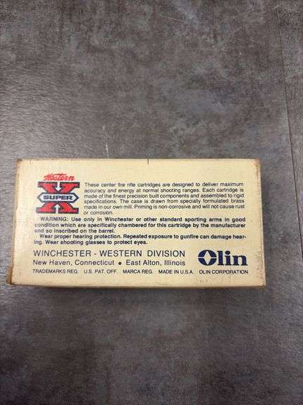 Western Super X 30-30 Winchester 150 Grain Silvertip Center Fire Rifle Cartridges - Full Box