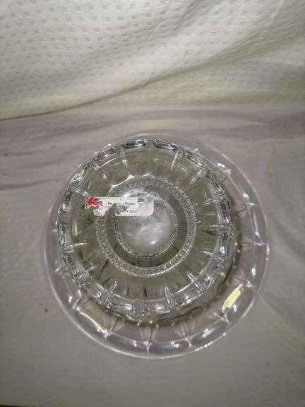 Crystal Centerpiece Bowl with Pedestal Base