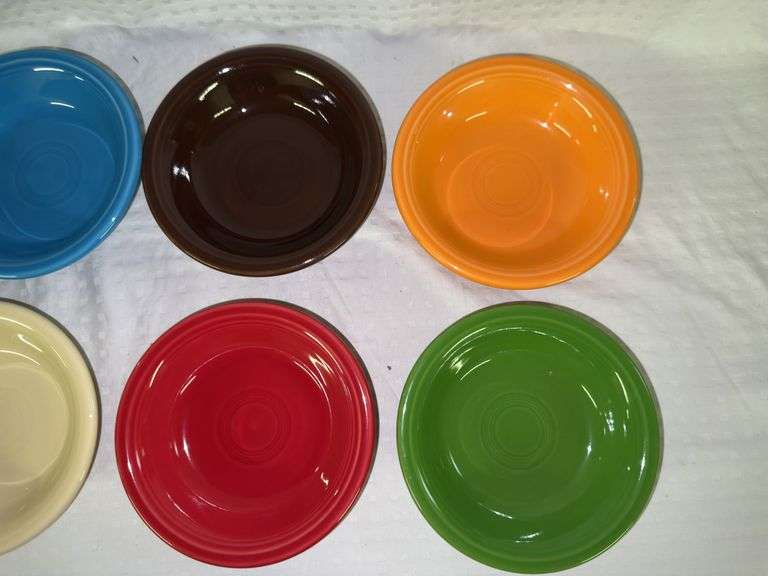 Fiesta Ware Small Bowls - Set of 8 Assorted Colors