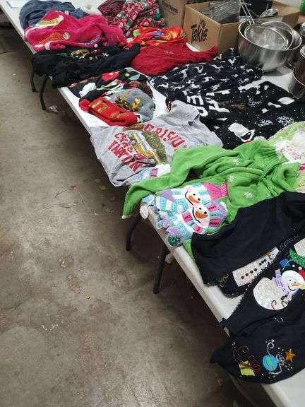 CHRISTMAS SWEATERS - SHIRTS - PAJAMAS - SZ SMALL TO XL image