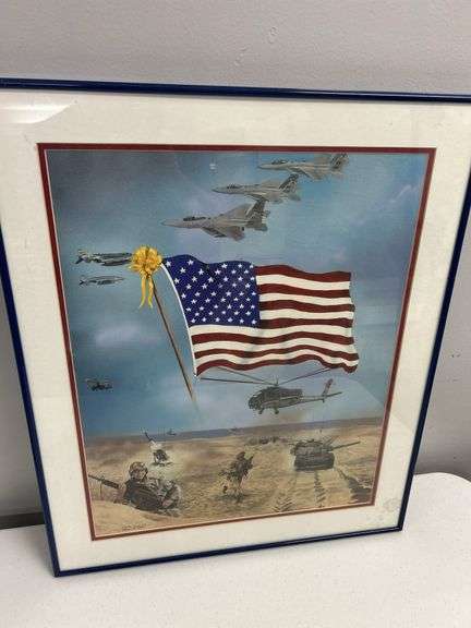 Framed "Desert Storm" Print by Steve St. Clair