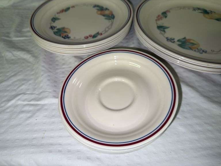 Corelle Fruit Wreath Dinnerware Set
