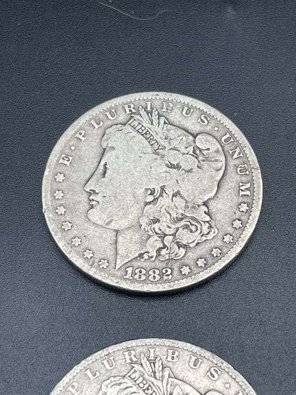 FOUR MORGAN SILVER DOLLARS