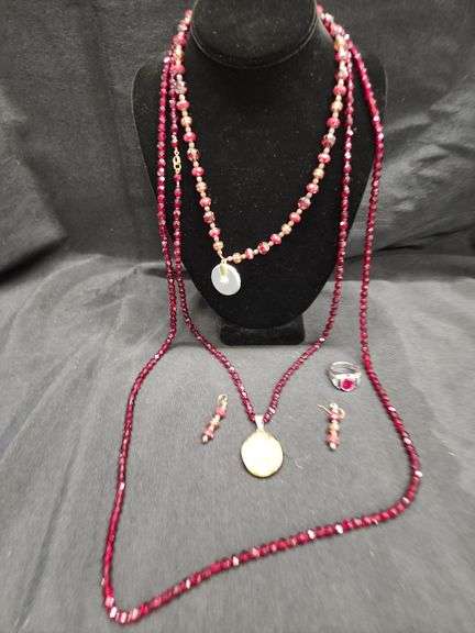 Necklaces, Earrings, and Ring Jewelry Set image