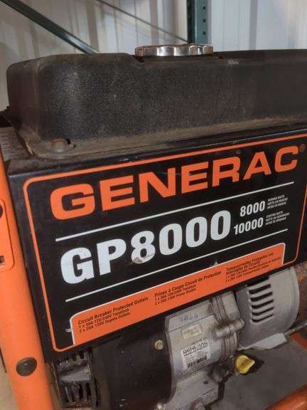 Generac GP8000 Portable Generator