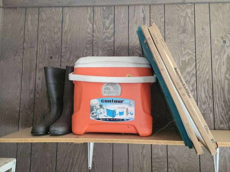 Igloo Cooler, Boots, and Air Filters image