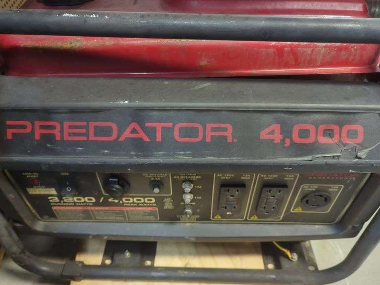 Predator 4000 Watt Portable Generator