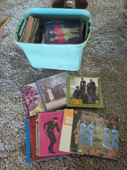 Mixed Lot of Vinyl Records including Gospel, Country, and Comedy image