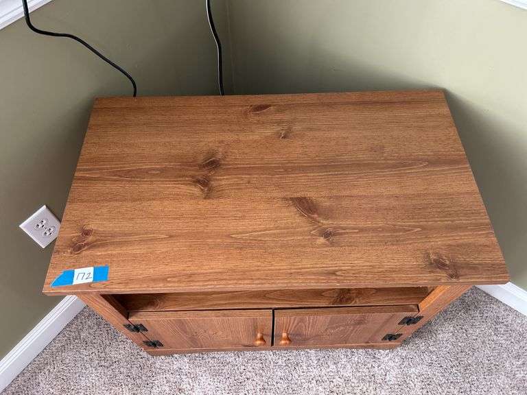 Wooden TV Stand with Storage