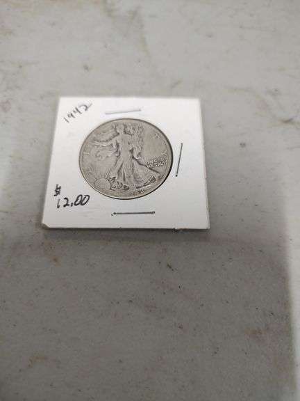 1942 WALKING LIBERTY SILVER HALF DOLLAR image