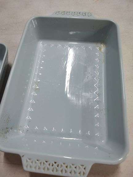 OPAL HOUSE STONEWARE BAKING DISHES - 9X13 AND 8X8