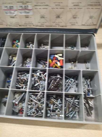 PARTS BIN WITH CONTENTS