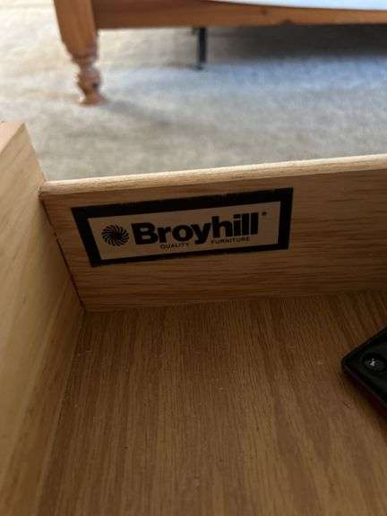 Broyhill Wooden End Table with Drawer