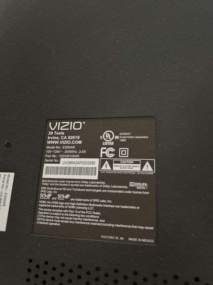 Vizio E500AR 50" 1080p HDTV with Remote