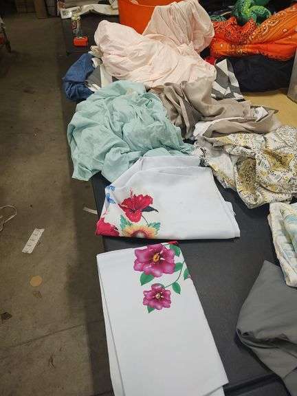 TABLE CLOTHES - SHEETS - CURTAINS AND ETC image