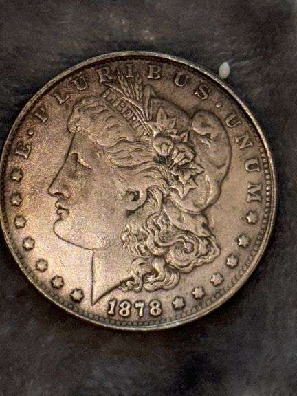 MORGAN SILVER DOLLAR REPLICA 1878 image