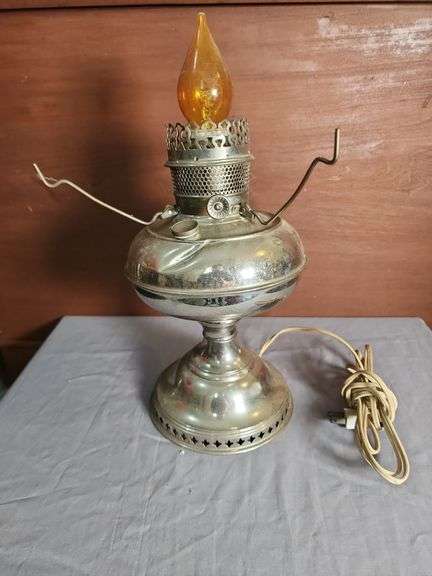 Repurposed Kerosene Lamp Electric Table Lamp image
